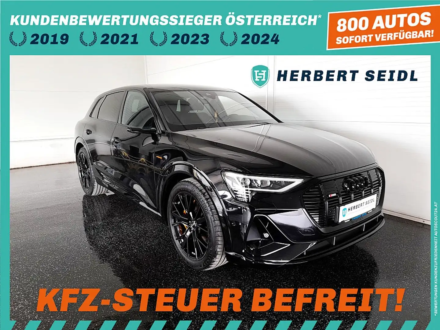 Audi e-tron 55 quattro S-line BLACK EDITION *NP € 99.502,- ... Negro - 1