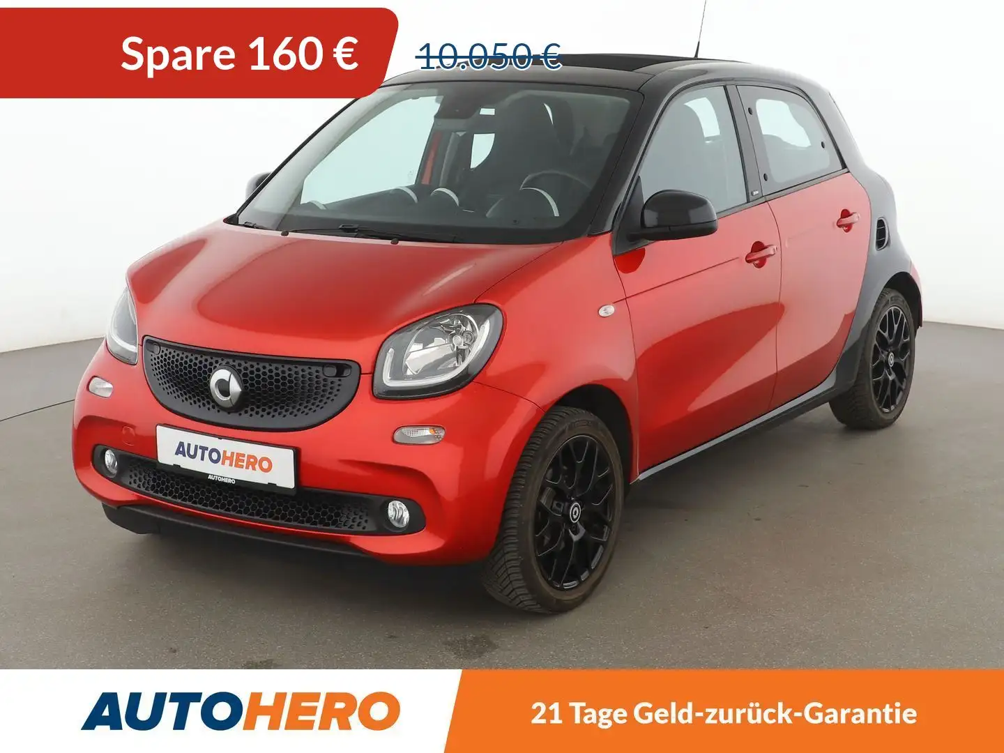 smart forFour 1.0 Prime*SPUR*FALTDACH*SHZ*KLIMA*TEMPO* Rot - 1