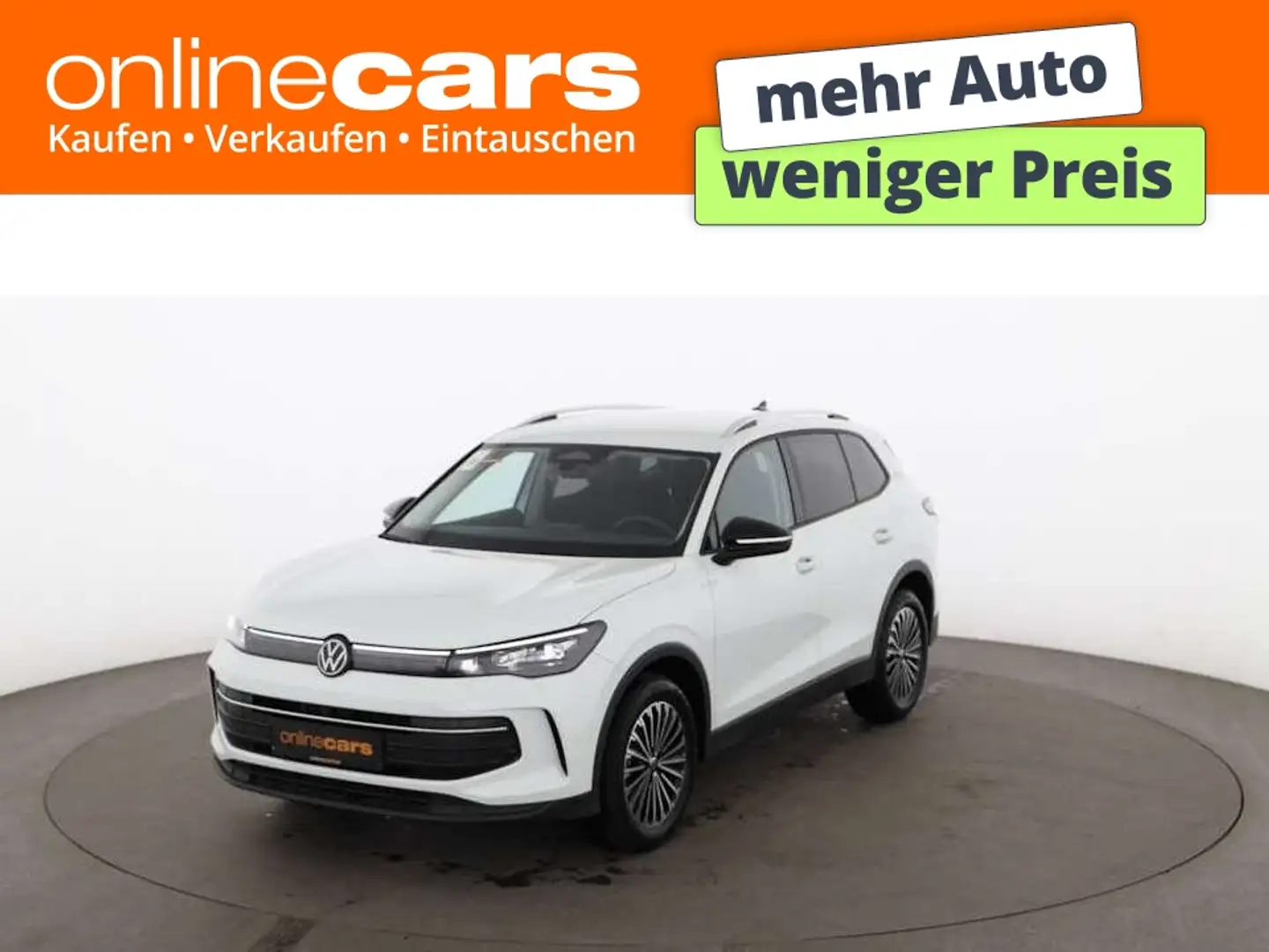 Volkswagen Tiguan 2.0 TDI Goal Aut LED AHK 360-CAM RADAR NAV Weiß - 1