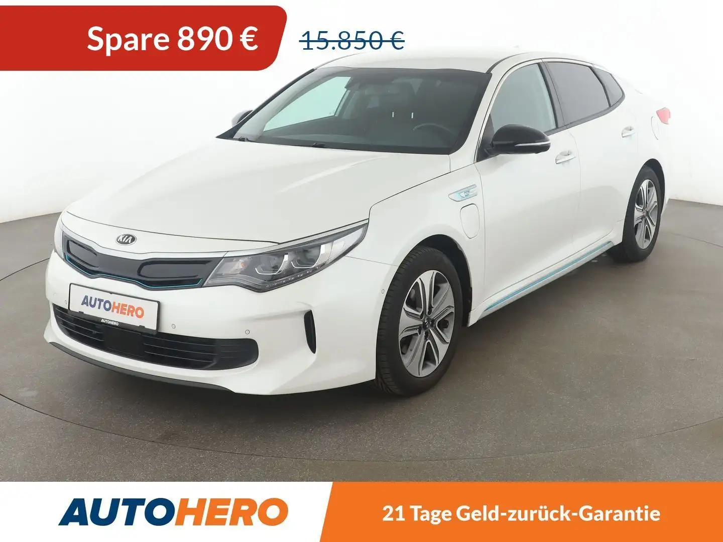 Kia Optima 2.0 Spirit Hybrid Aut.*NAVI*BI-XENON*ACC*CAM*PDC* Weiß - 1