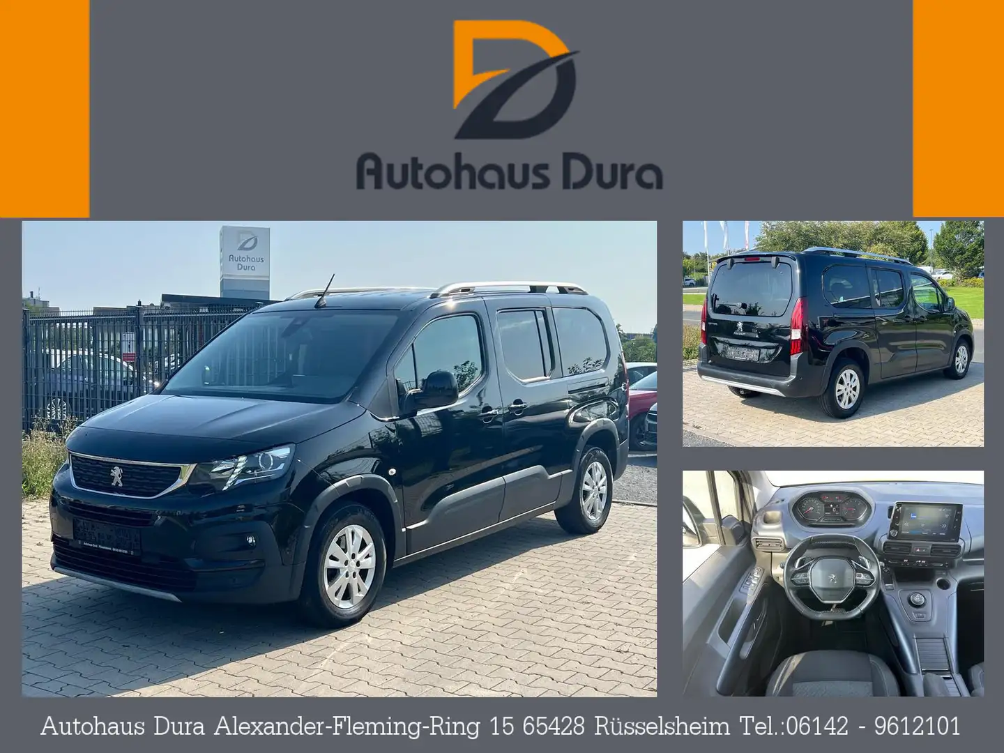 Peugeot Rifter 1.2 Allure Pack L2 Aut. Navi+Kamera+Ahk Zwart - 1