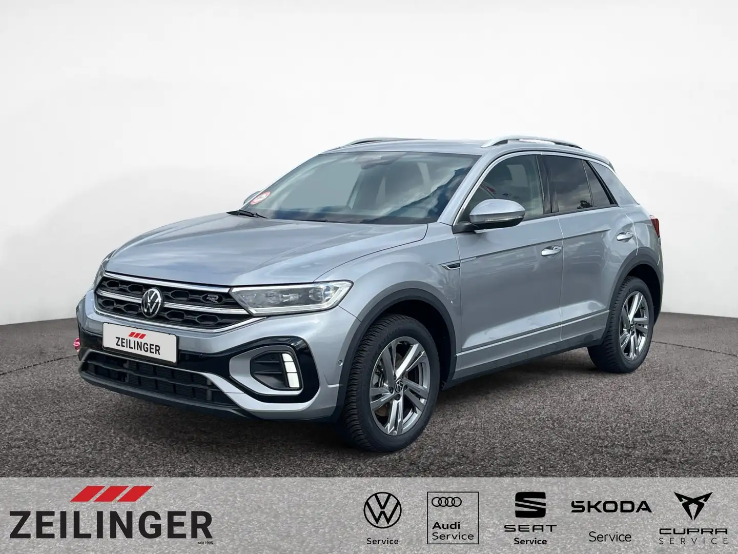 Volkswagen T-Roc R-Line 4Motion TSI DSG|AHK|KAMERA|LED-PLUS Silber - 1