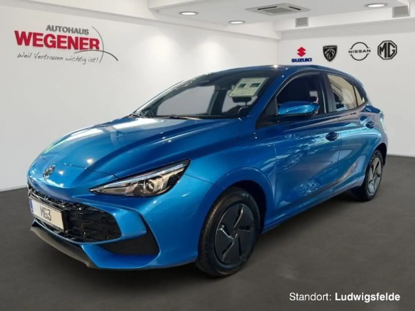 MG MG3 Standard /Kamera/Carplay/Navi Bleu - 1
