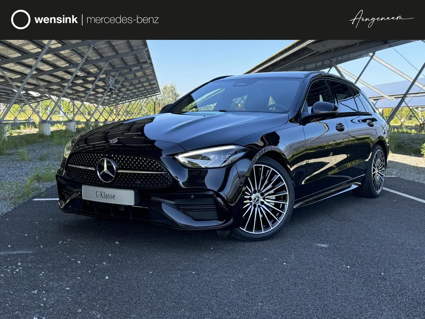 Mercedes-Benz C 180 AMG Line | Night | Panoramadak | Massage stoelen | Чорний - 1