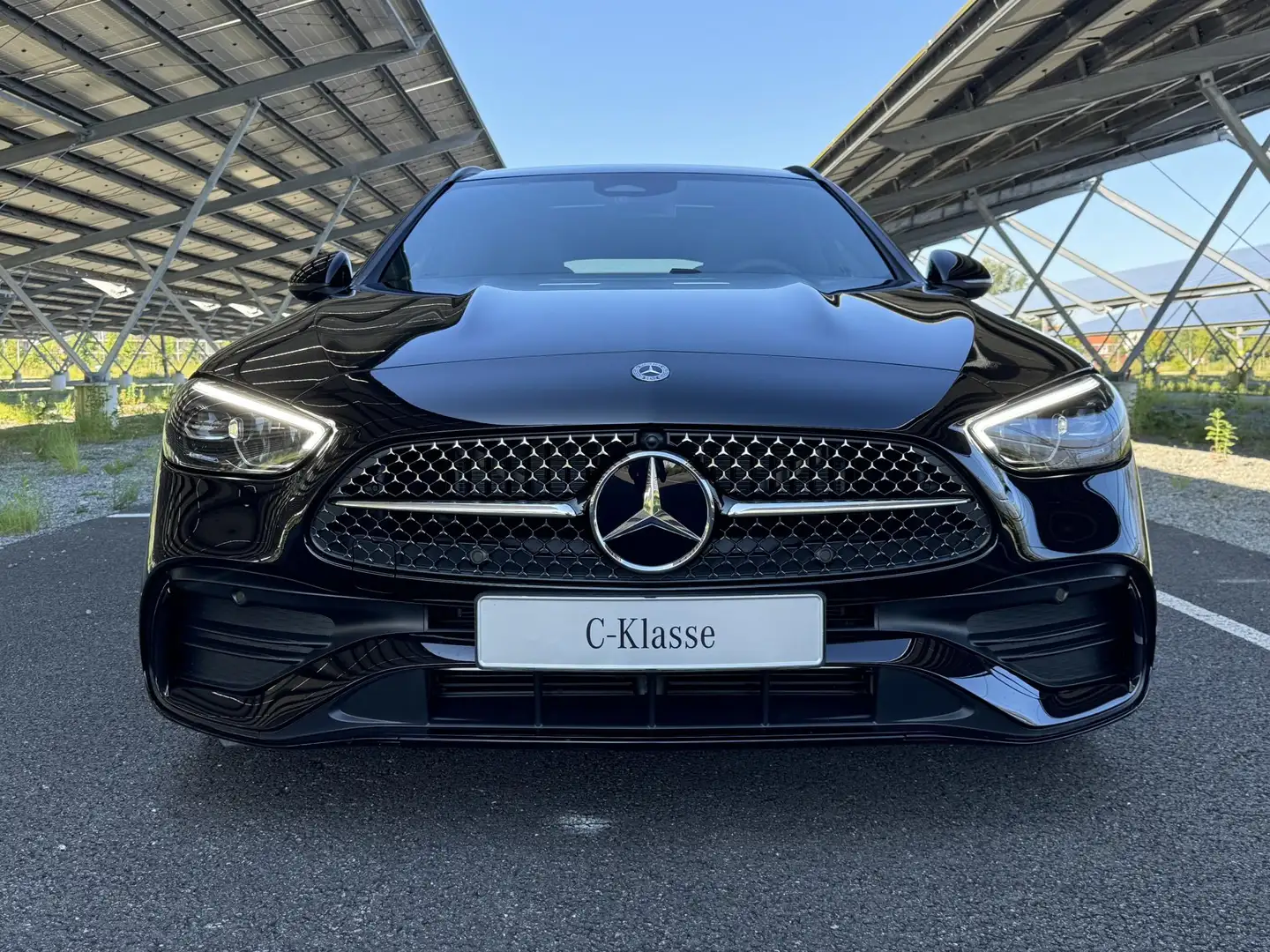 Mercedes-Benz C 180 AMG Line | Night | Panoramadak | Massage stoelen | Чорний - 2