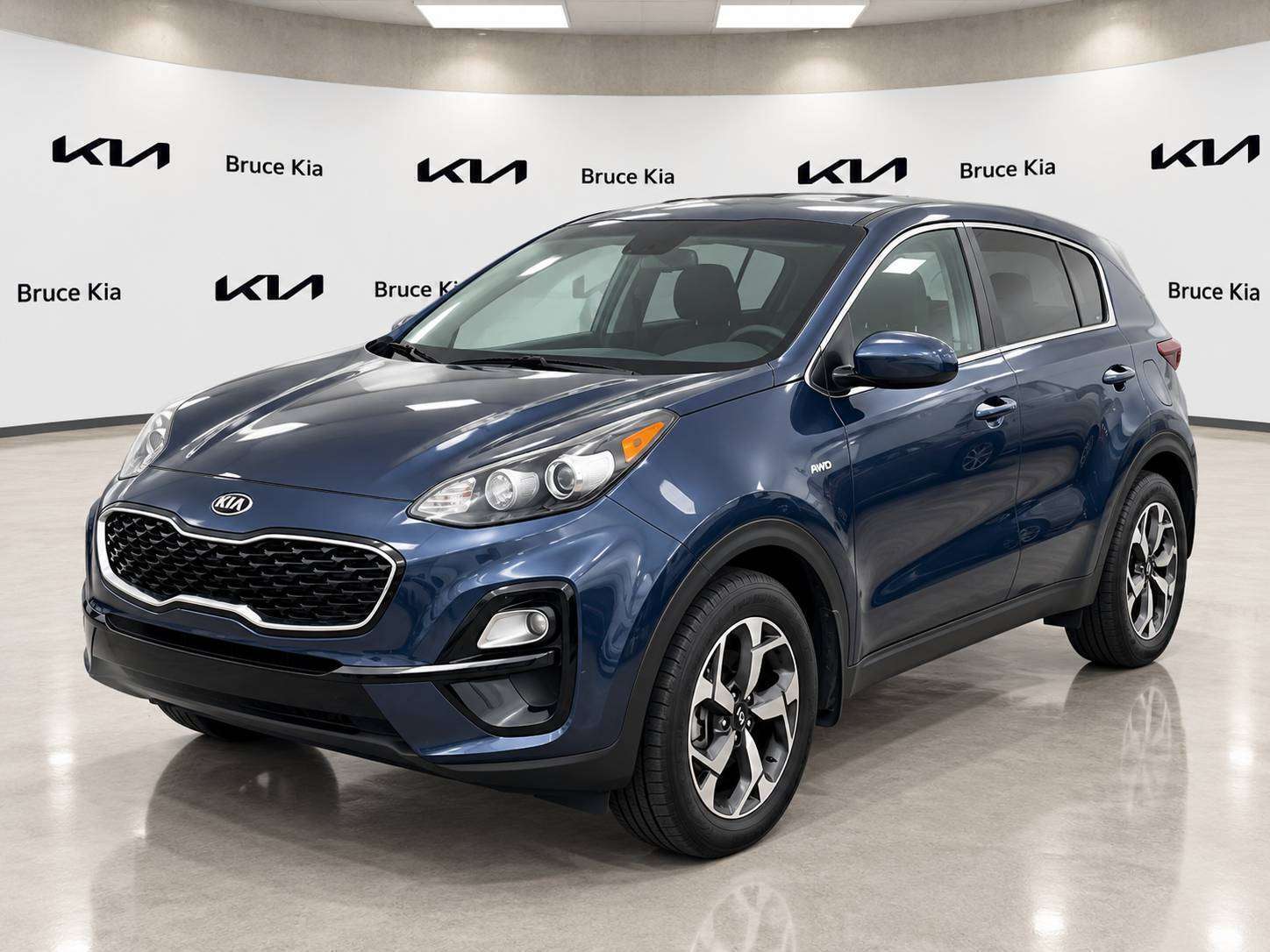 Blue 2022 Kia Sportage SUV / Crossover All-Wheel Drive 6-Speed Automatic