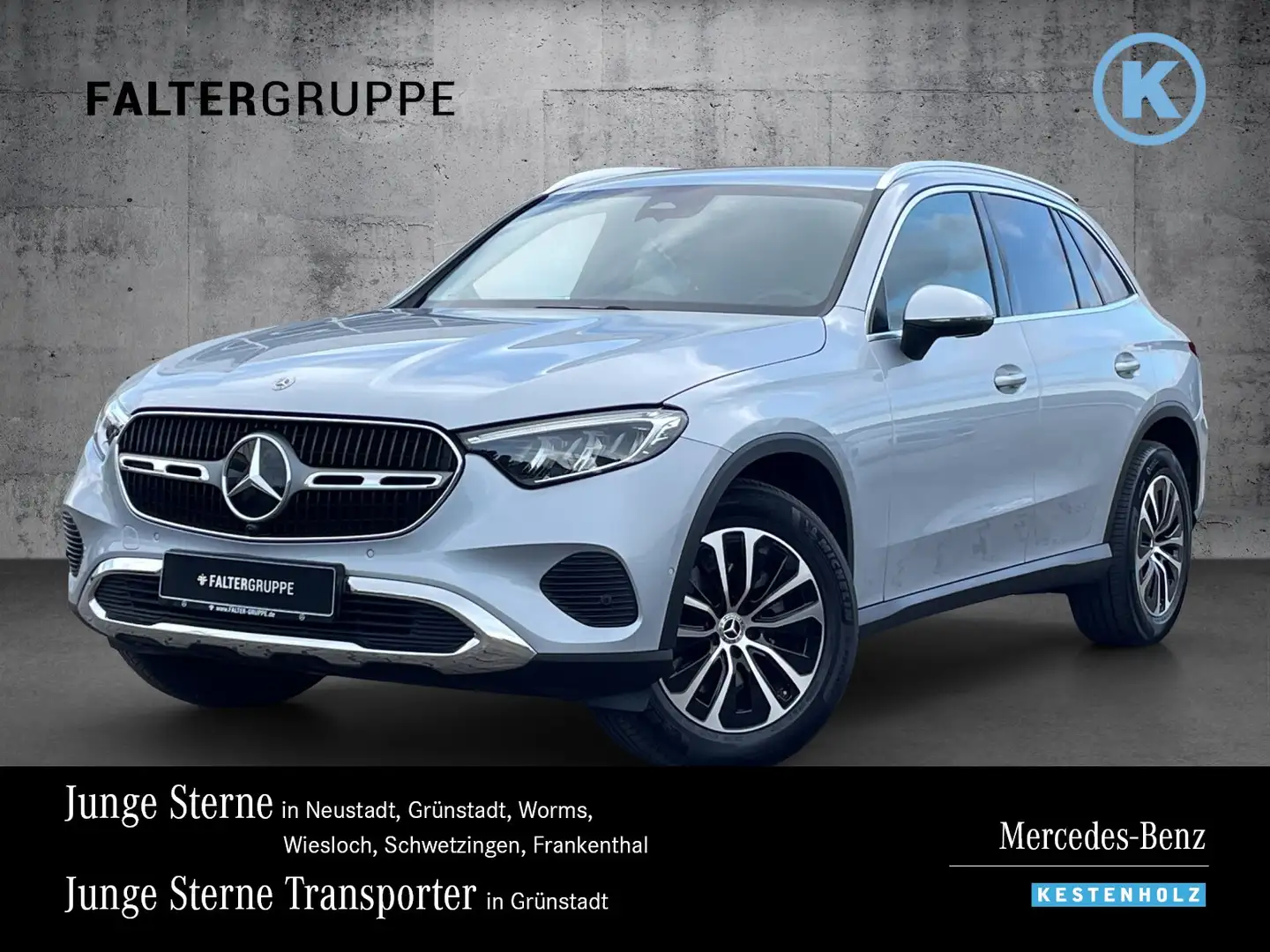 Mercedes-Benz GLC 220 GLC 220d 4M AVANTGARDE+DISTRO+KAM+MEMO+EASYP+SHZ Silber - 1