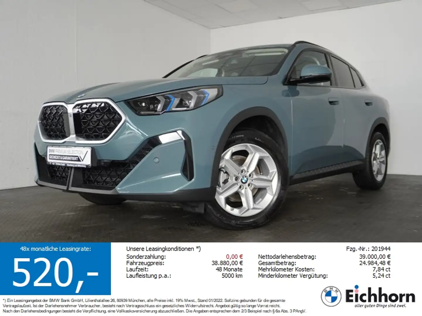 BMW X2 sDrive18d *AHK.LED-SW.PARKASSIST* Groen - 1
