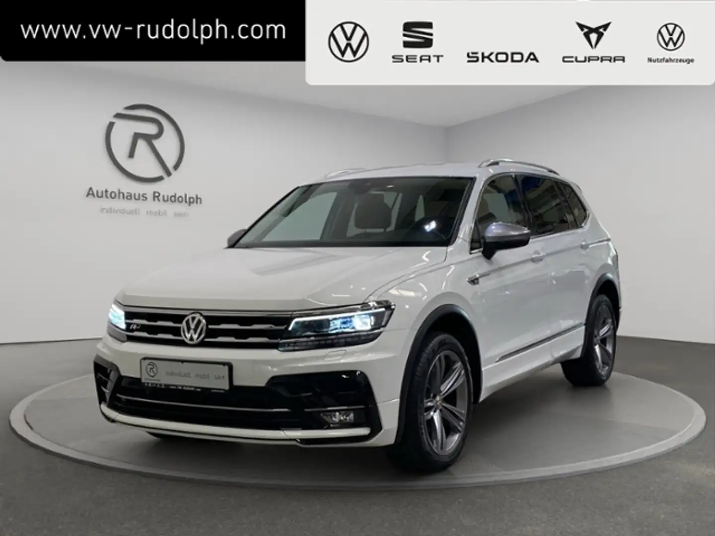 Volkswagen Tiguan Allspace 2.0 TDI R-Line KLIMA LED NAVI ALU Weiß - 1