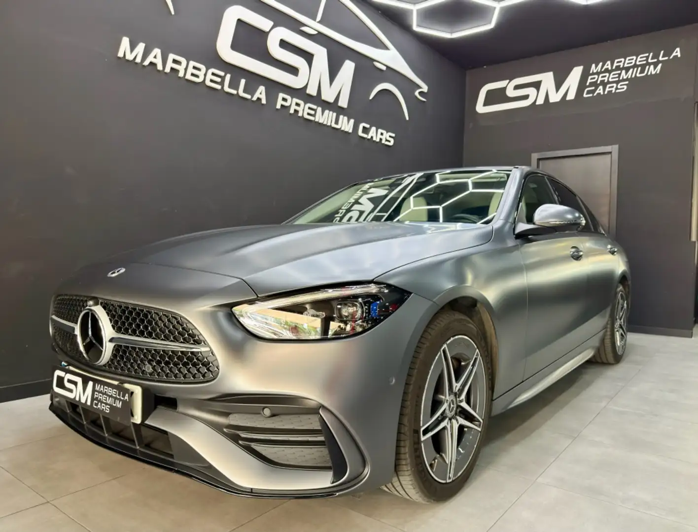 Mercedes-Benz C 300 300e 9G-Tronic Gris - 1