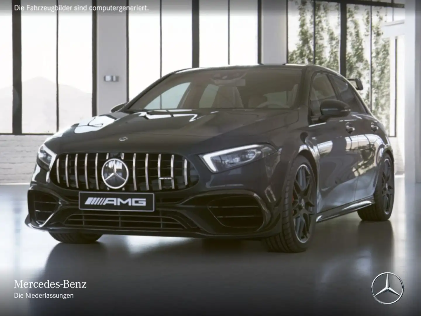 Mercedes-Benz A 45 AMG A 45 S 4M Kompakt DRIVERS+360°+MULTIBEAM+19"+HUD Schwarz - 2