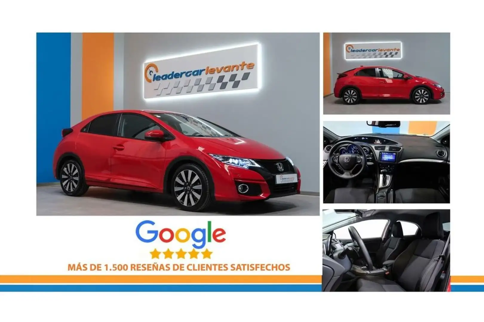 Honda Civic 1.8 I-VTEC LIFESTYLE AUT 140CV Rot - 2