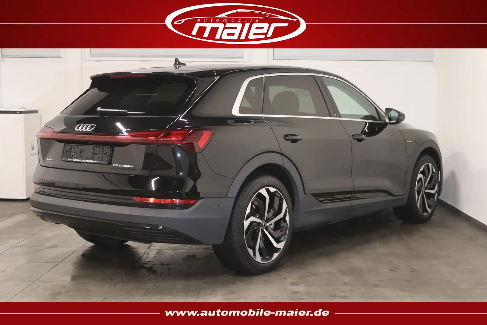 Audi e-tron 55 quattro-NAV-LED-KAMERA-LUFT-AHK-LEDER- Nero - 2