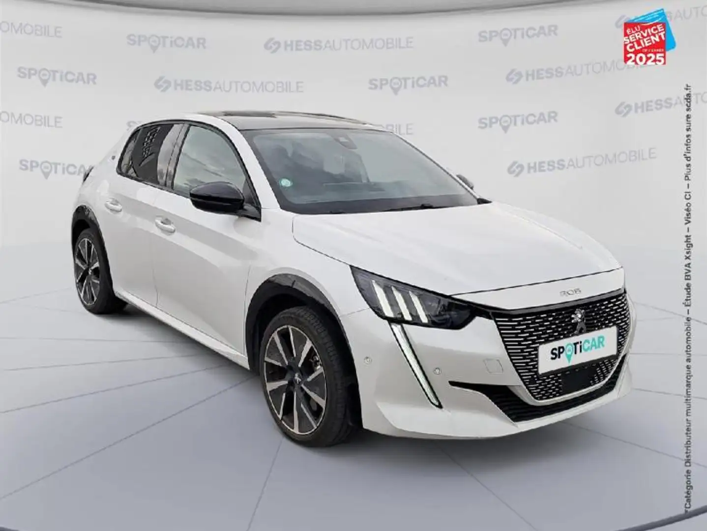 Peugeot e-208 e-208 136ch GT Blanc - 2