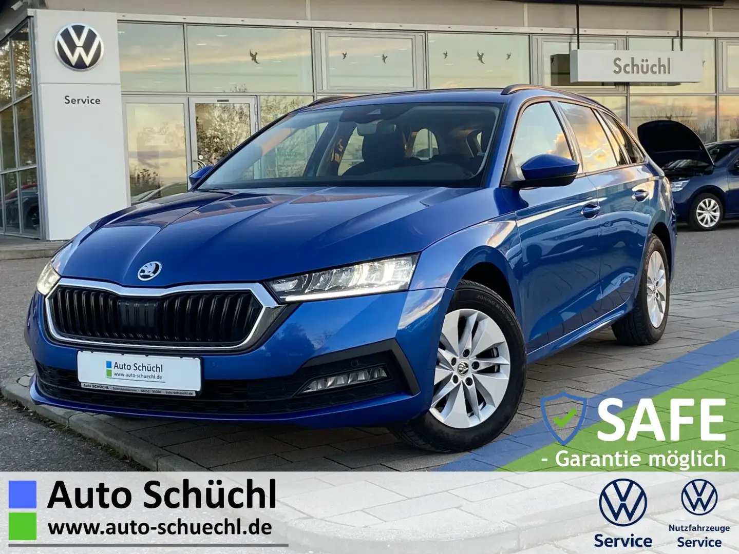 Skoda Octavia Combi 2.0 TDI DSG NAVI-COLUMBUS+LED+AHK+ Blau - 1