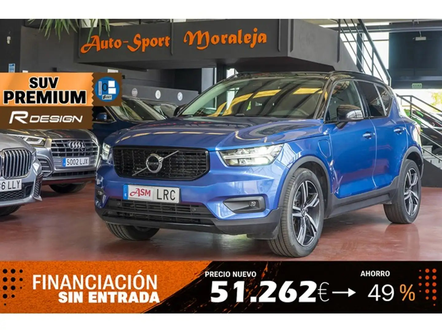 Volvo XC40 T5 Recharge R-Design Expression Aut. Gris - 1