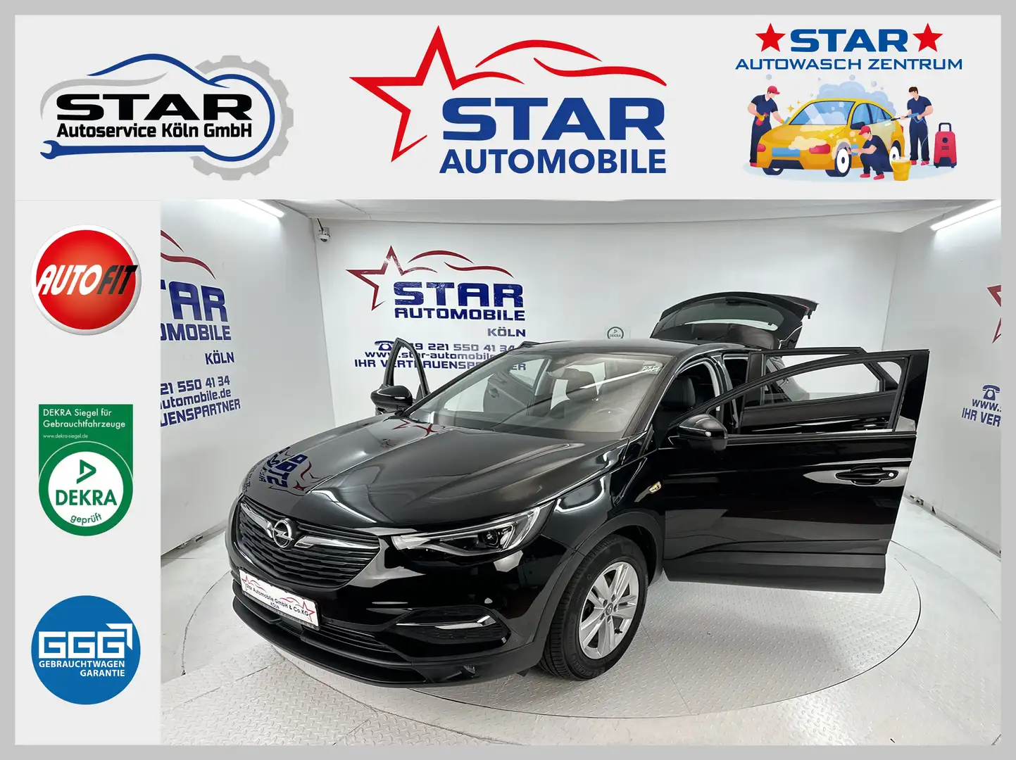 Opel Grandland X Grandland (X) Business Edition 1.5 D-96KW*Automat. Zwart - 1