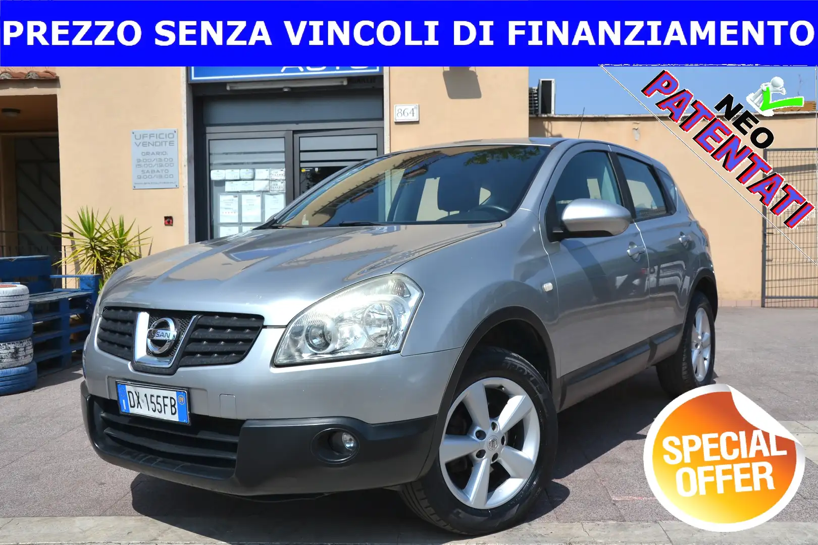 Nissan Qashqai 1.5 DCi 110CV ACENTA **UNIPRO'**TAGLIANDI REGOLARI Grigio - 1