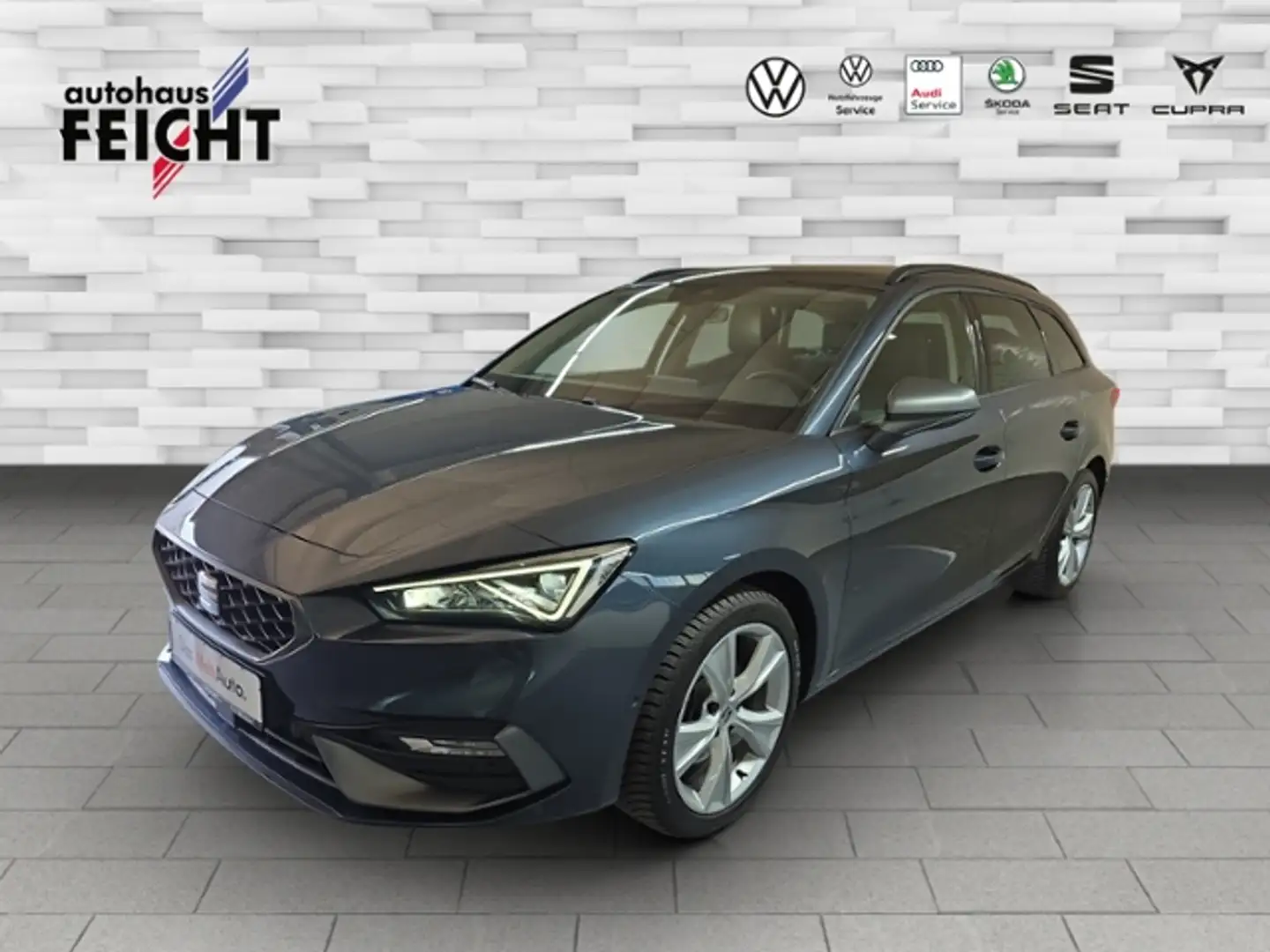 SEAT Leon Sportstourer 2.0 TDI FR+4Drive+LED+NAVI+APP Argent - 1