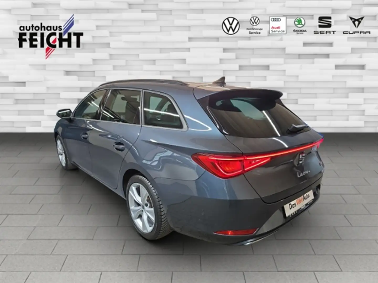 SEAT Leon Sportstourer 2.0 TDI FR+4Drive+LED+NAVI+APP Argent - 2