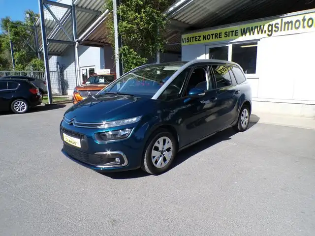 Citroen Grand C4 SpaceTourer 1.5HDi 130cv 7places vert 02/21 73629km Airco GPS