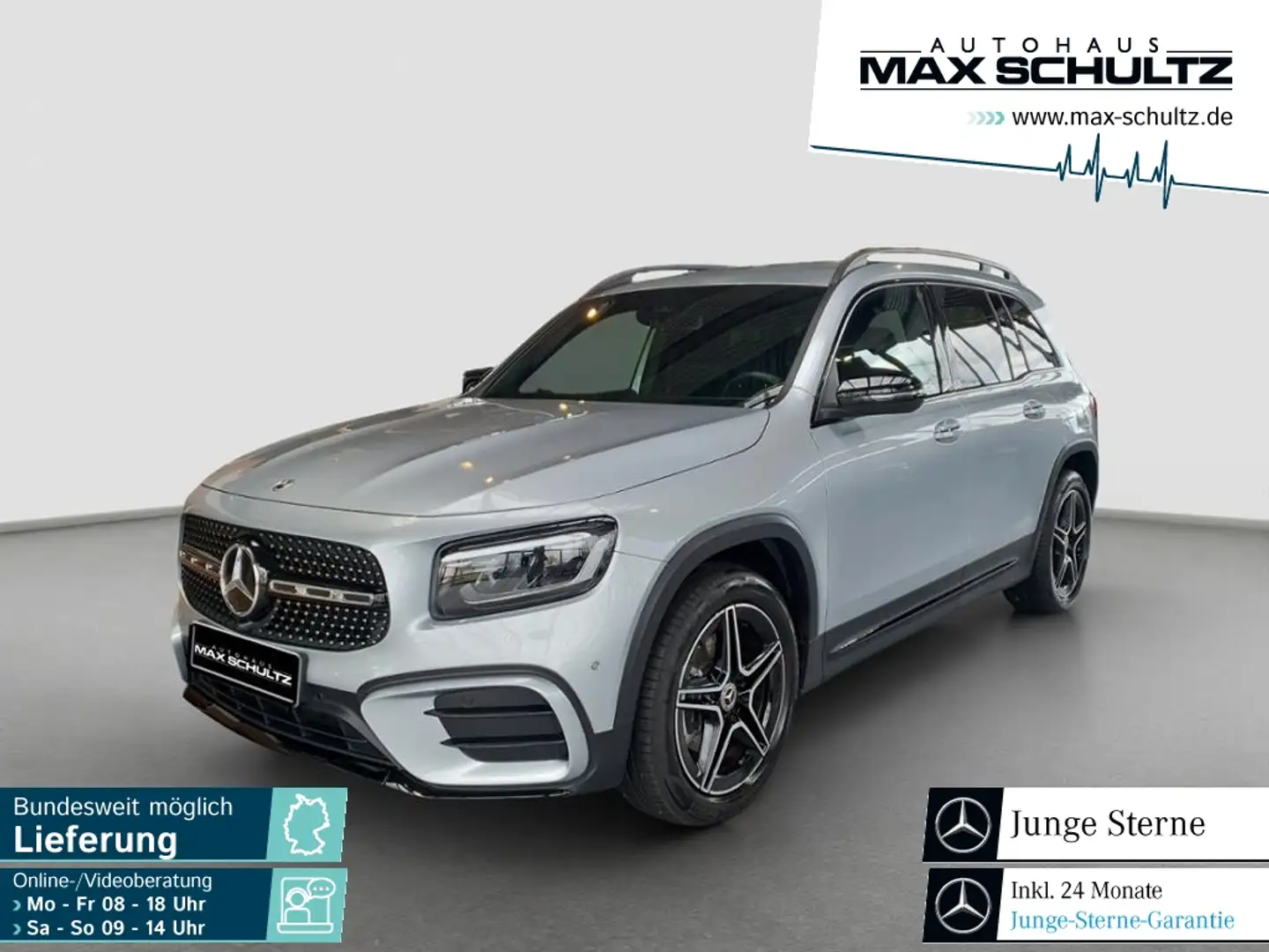 Mercedes-Benz GLB 200 d AMG Line*NightPaket*Anhängevorrichtung Silber - 1