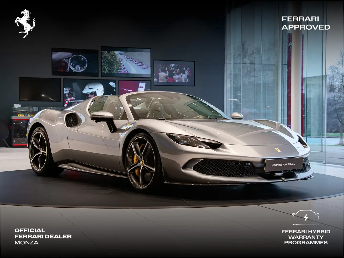 Ferrari 296 GTS Full Carbon | Daytona Comfort Seats Grau - 1