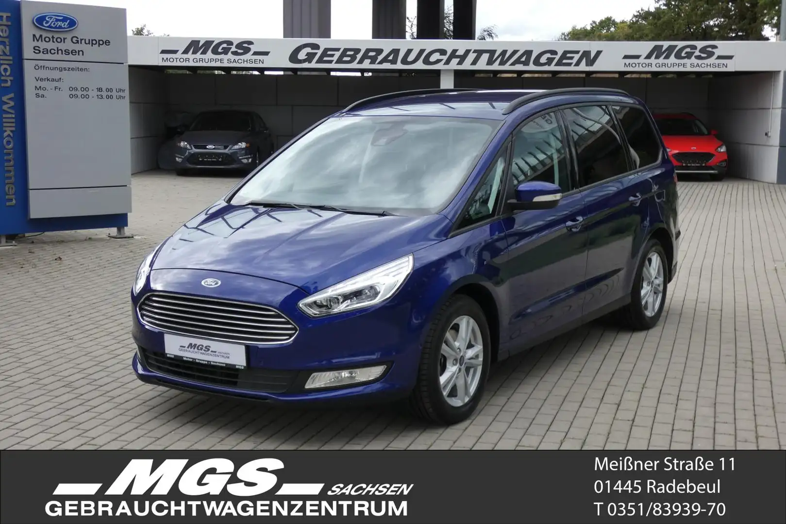 Ford Galaxy 1.5 "Business" #LED #NAVI #KAM #DAB+ #PDC Blau - 1