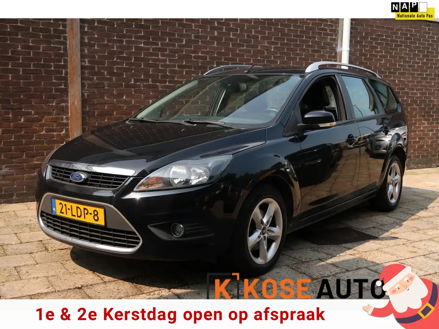 Ford Focus Wagon 1.8 Limited, LEDEREN BEKLEDING, LM VELGEN, C Schwarz - 1