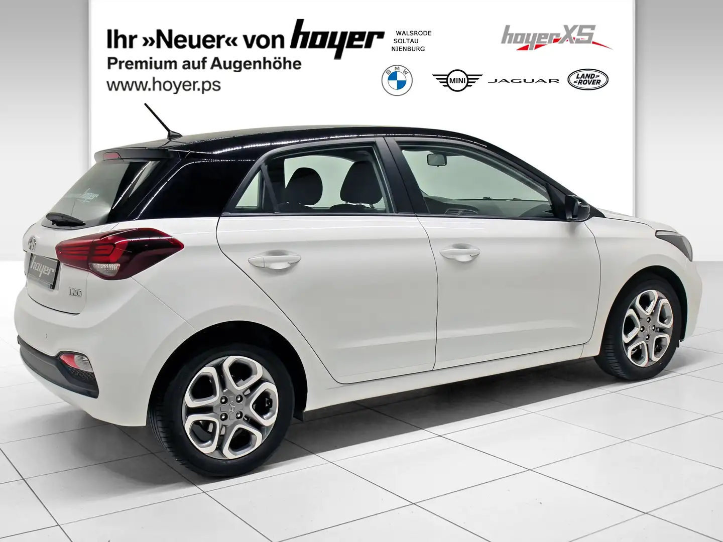 Hyundai i20 blue 1.2 Trend Klima LM  PDC Bianco - 2