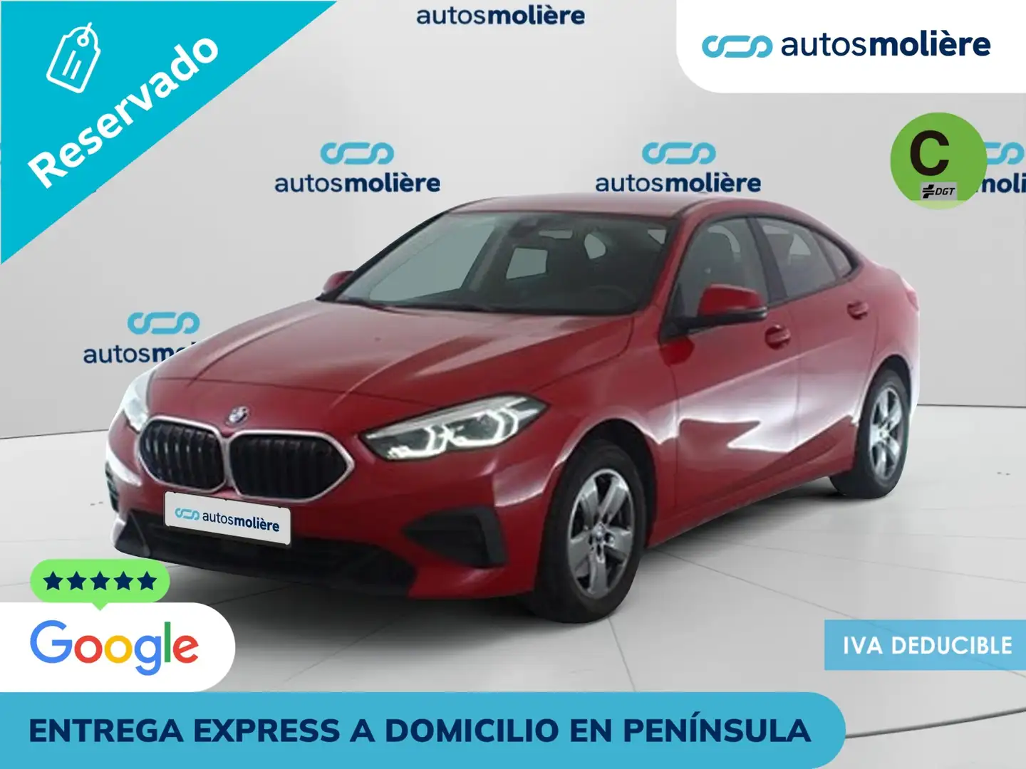 BMW 216 216dA Gran Coupé Rojo - 1
