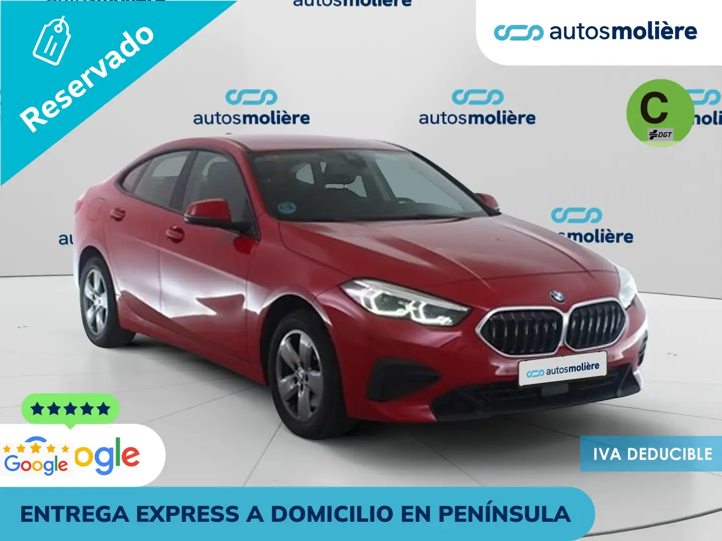 BMW 216 216dA Gran Coupé Rojo - 2