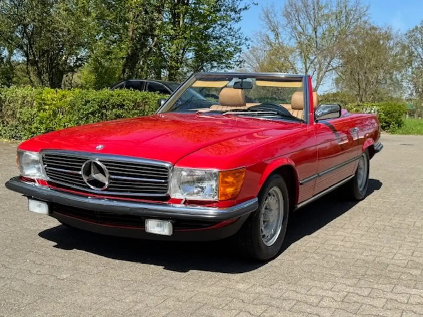 Mercedes-Benz SL 500 500 SL, org. 59.800 km,neuwertig, 3 Jahre Garantie Červená - 1