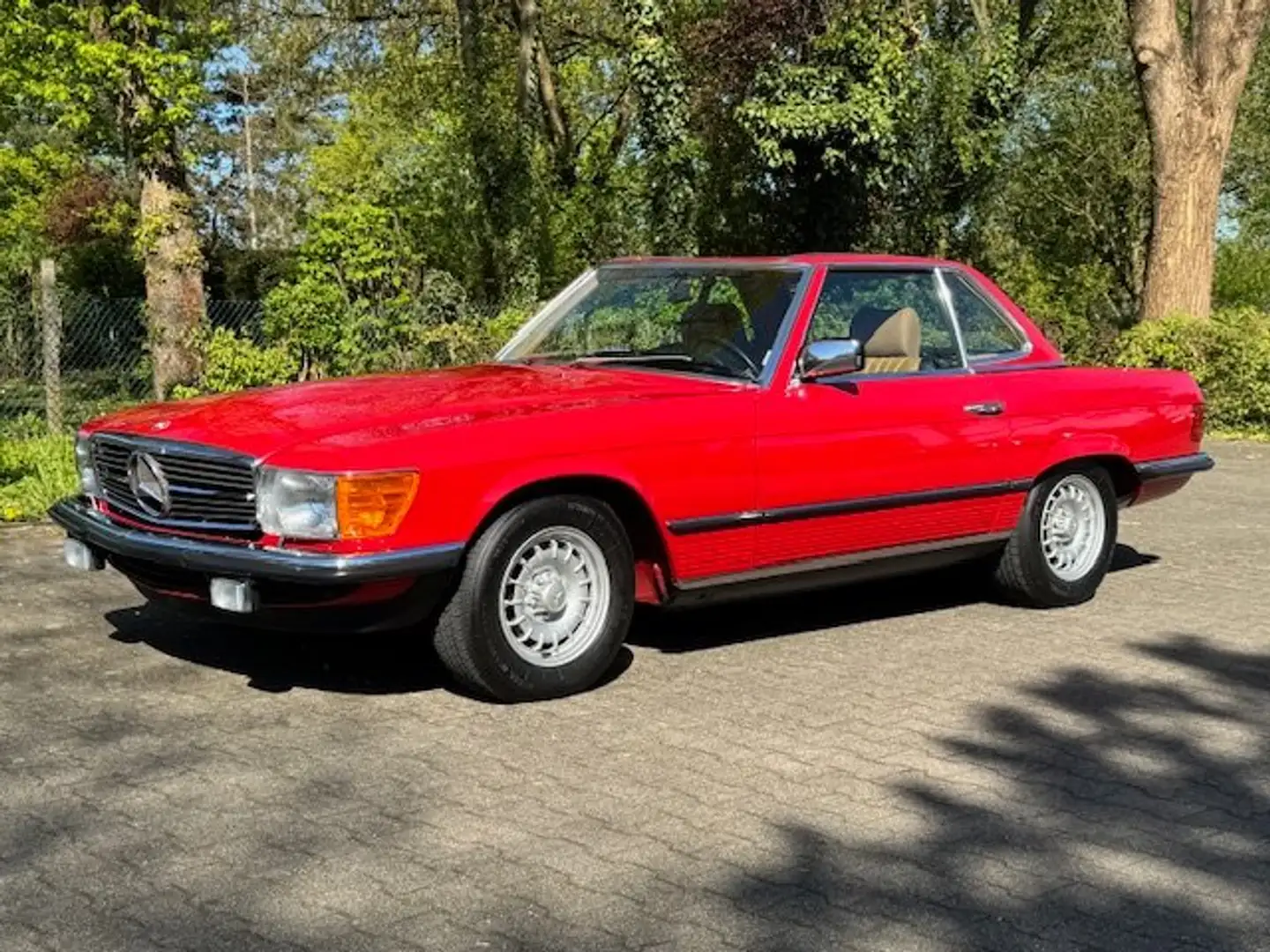 Mercedes-Benz SL 500 500 SL, org. 59.800 km,neuwertig, 3 Jahre Garantie Červená - 2