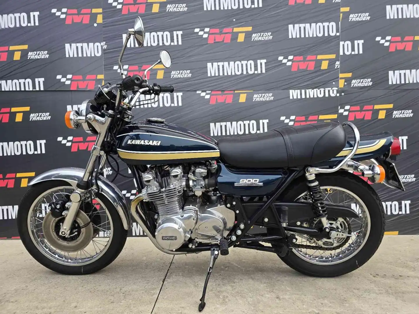 Kawasaki Z 900 1975 Restaurata Verde - 2