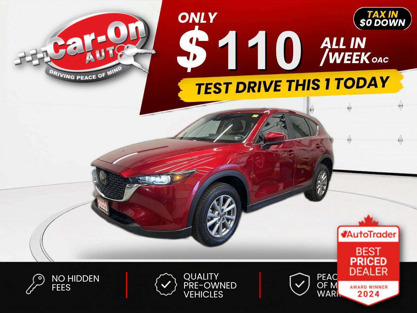 Red 2023 Mazda CX-5 SUV / Crossover  Automatic