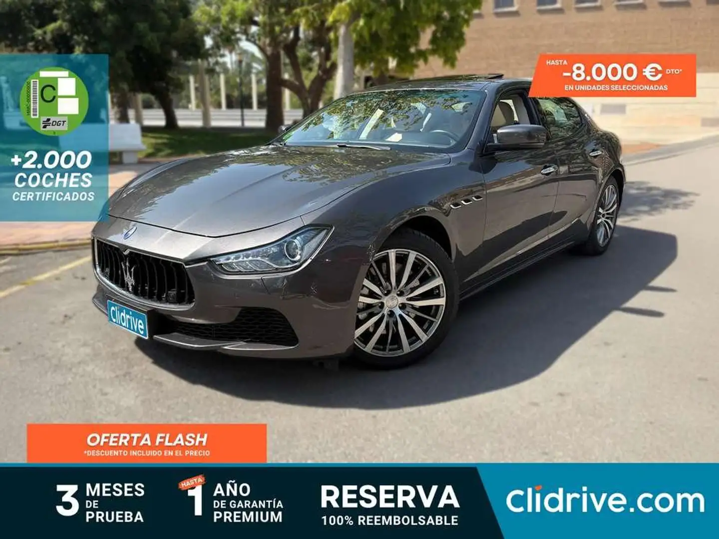 Maserati Ghibli S 3.0 V6 BT RWD Gris - 1