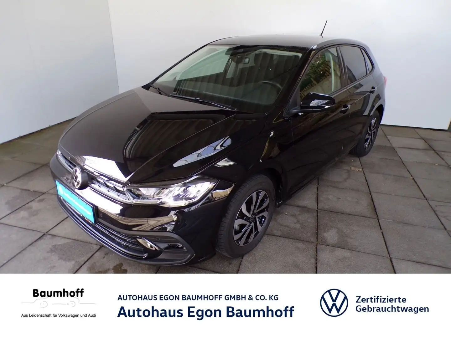 Volkswagen Polo POLO 1.0 TSI ACTIVE APP+SITZHZG+GAR-03/2028 Noir - 1