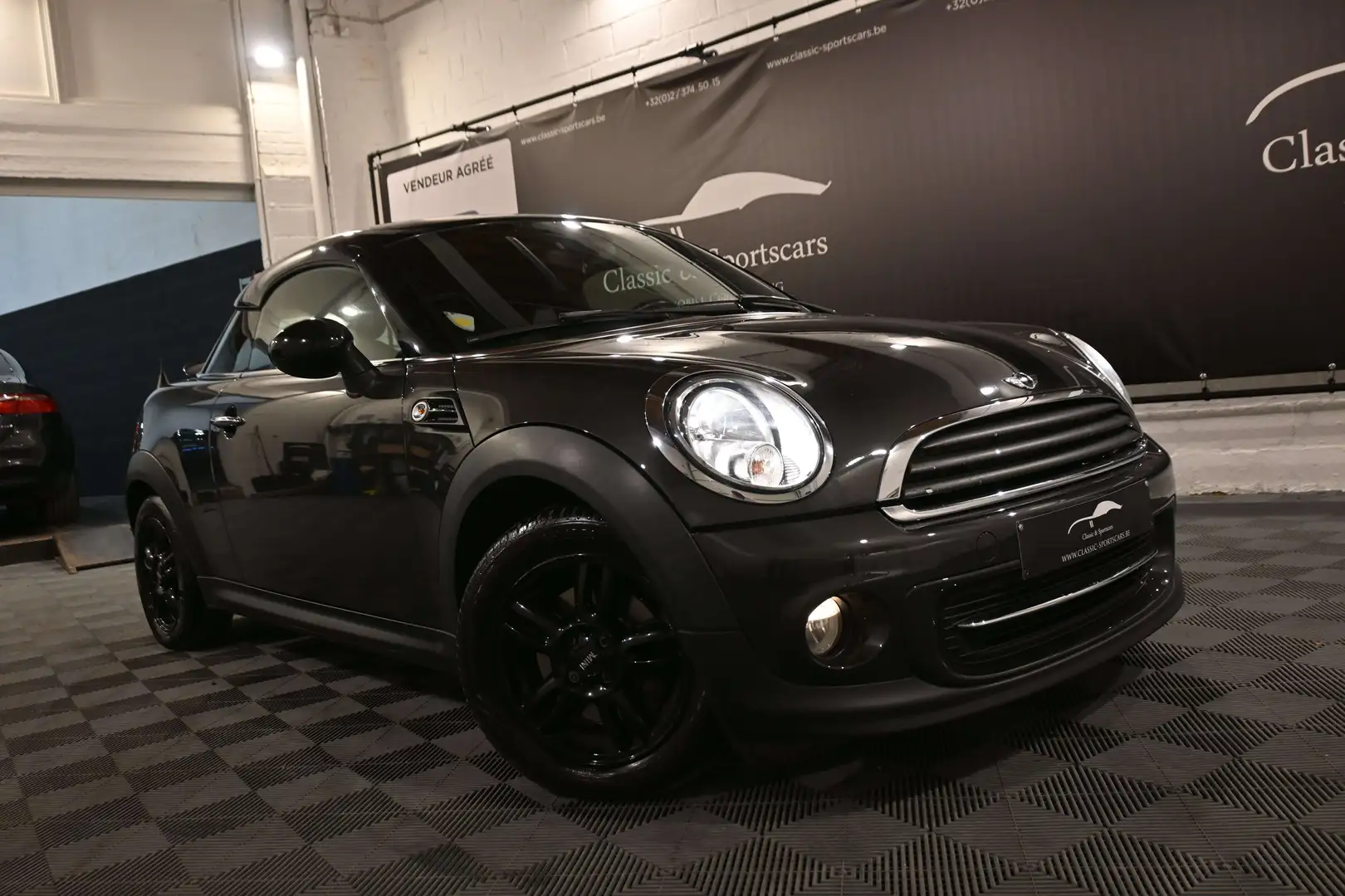 MINI Cooper Coupe Coupé 1.6i / GPS NAVI / CUIR / BLUETOOTH / PDC Grey - 2