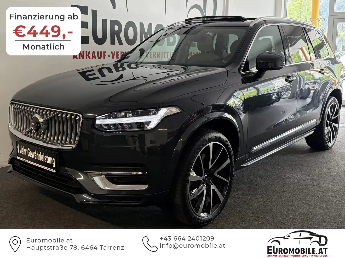 Volvo XC90 Inscription Expression Recharge Plug-In Hybrid AWD Grau - 1