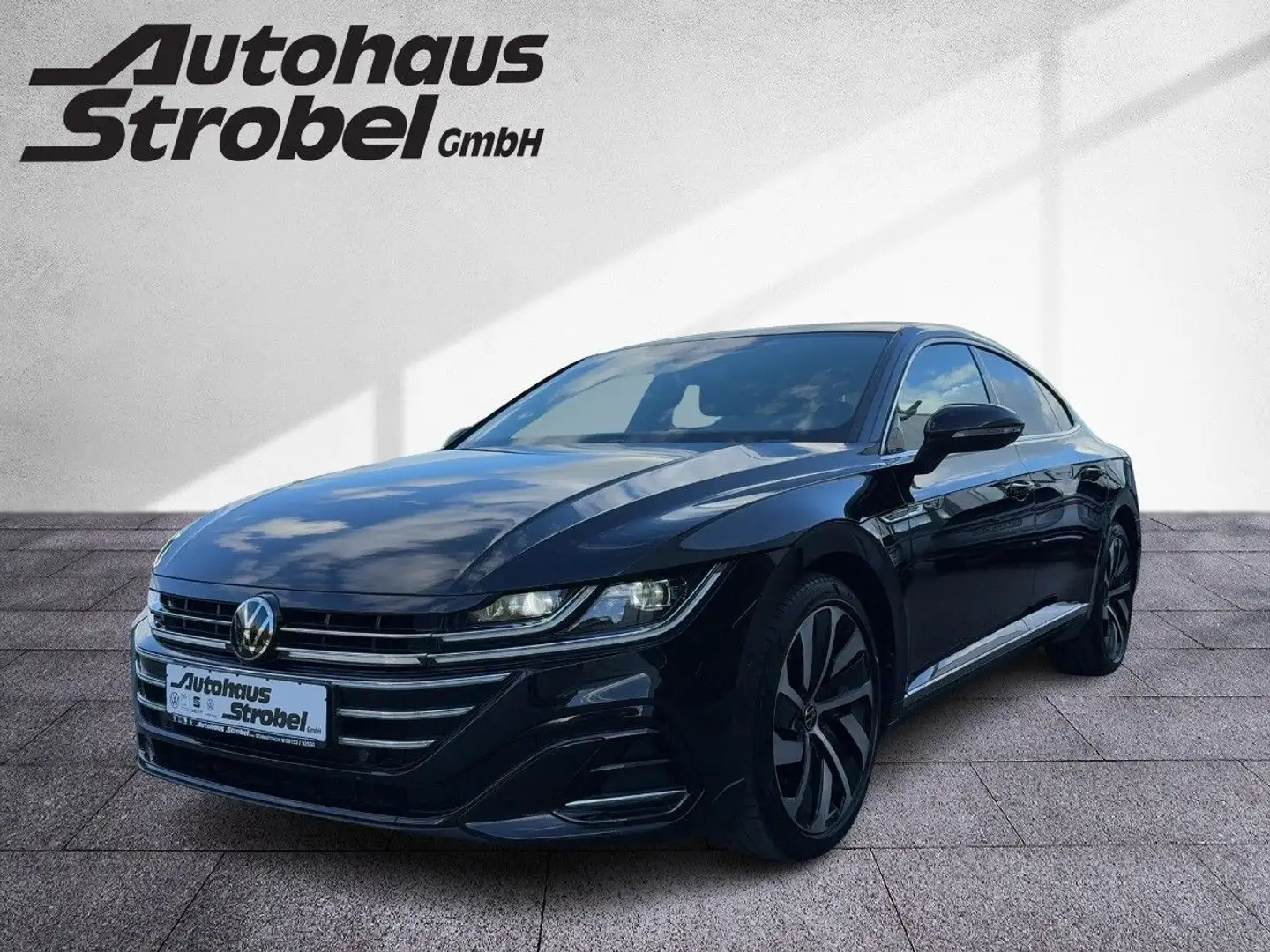 Volkswagen Arteon 2.0 TDI DSG R-Line ACC Navi LED-Matrix Pa Schwarz - 2