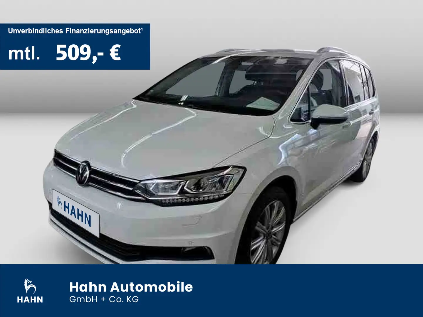 Volkswagen Touran 1.5TSI Highline AHK Cam LED Navi Sitzheiz Weiß - 1