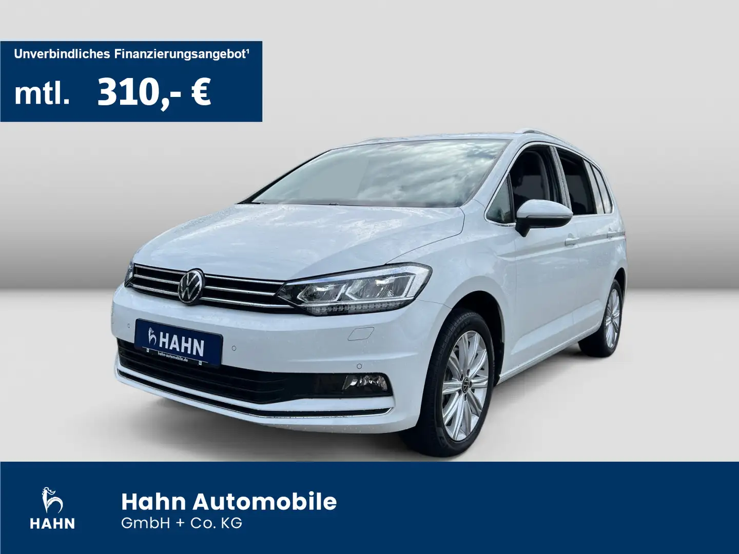 Volkswagen Touran 1.5TSI Highline AHK Cam LED Navi Sitzheiz Weiß - 1