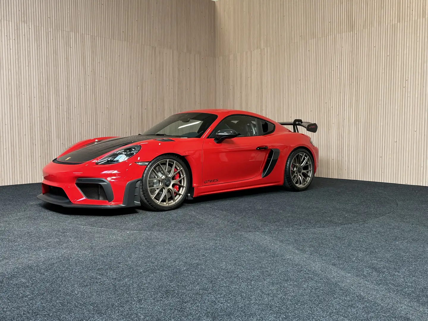 Porsche 718 718 Cayman GT4 RS 4.0i PDK| Weissach pakket|Carbon|X-pel Rot - 1