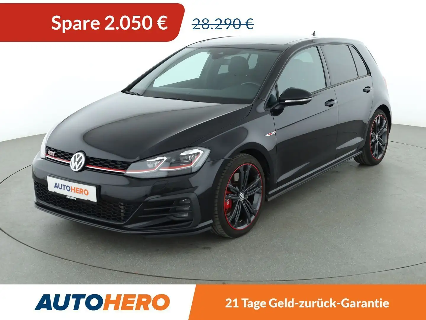 Volkswagen Golf GTI 2.0 TSI GTI Performance BlueMotion Aut.*NAVI* Schwarz - 1