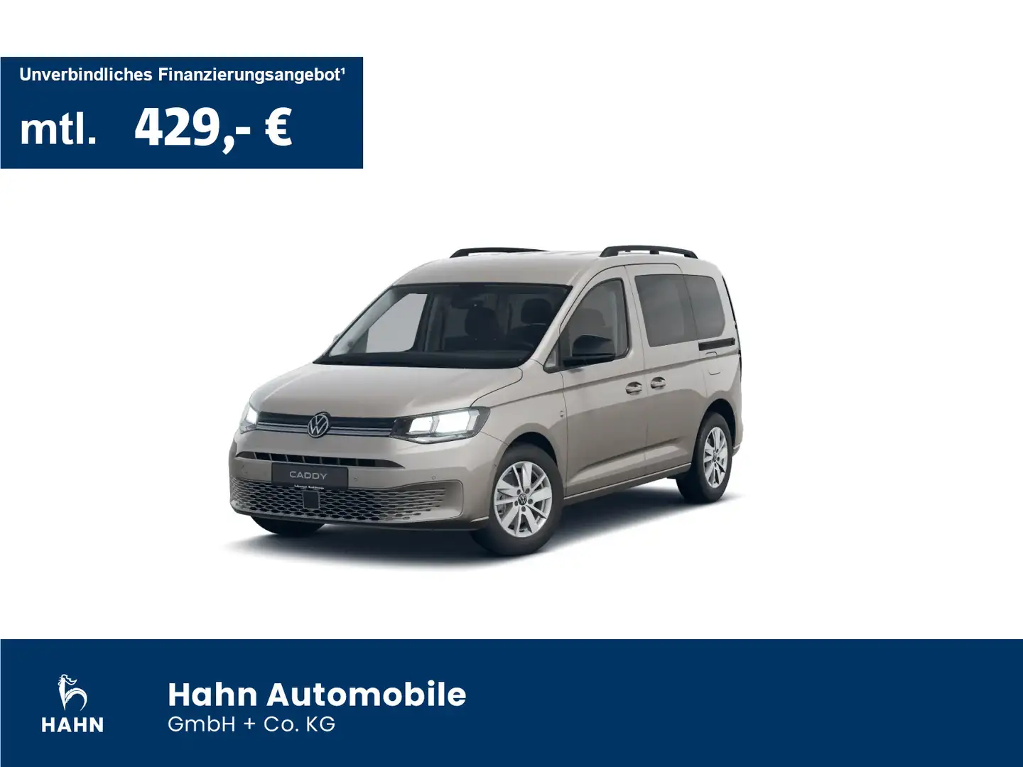 Volkswagen Caddy 1.5TSI Life Climatr Navi CAM Standh Sitzh Beige - 1