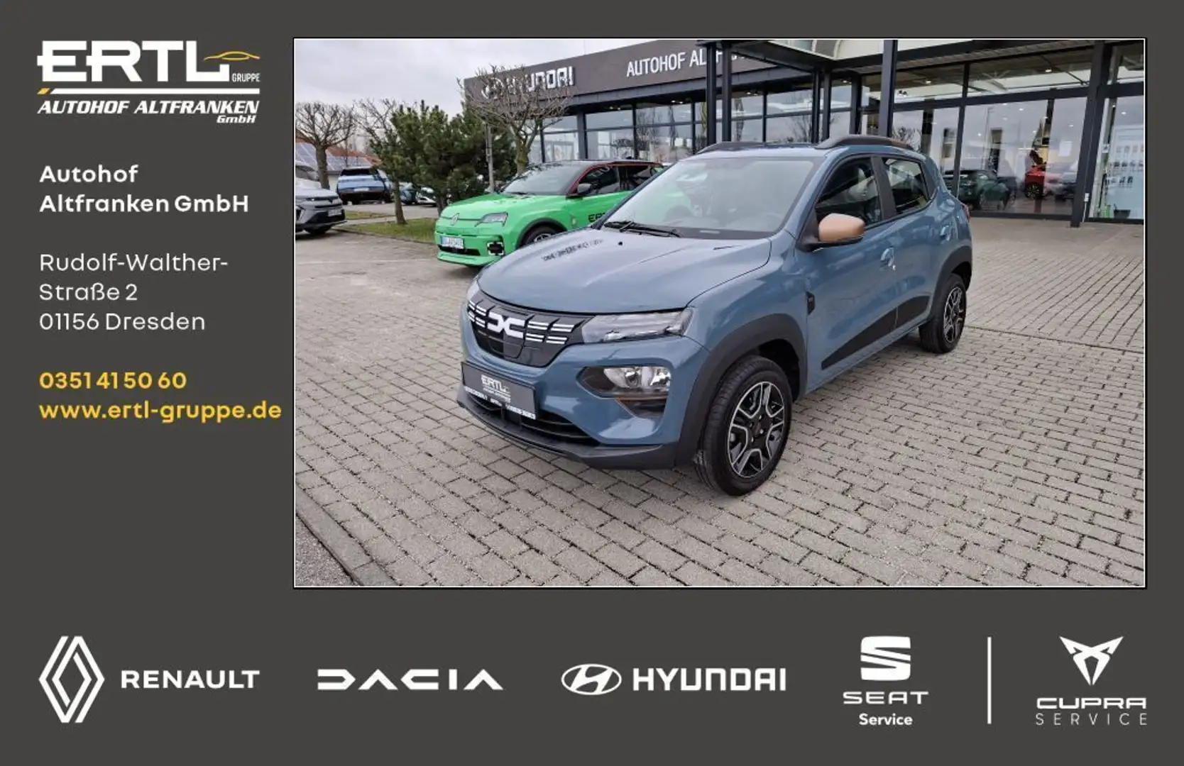 Dacia Spring Extreme ELECTRIC 65 (Sofort verfügbar) Blau - 1