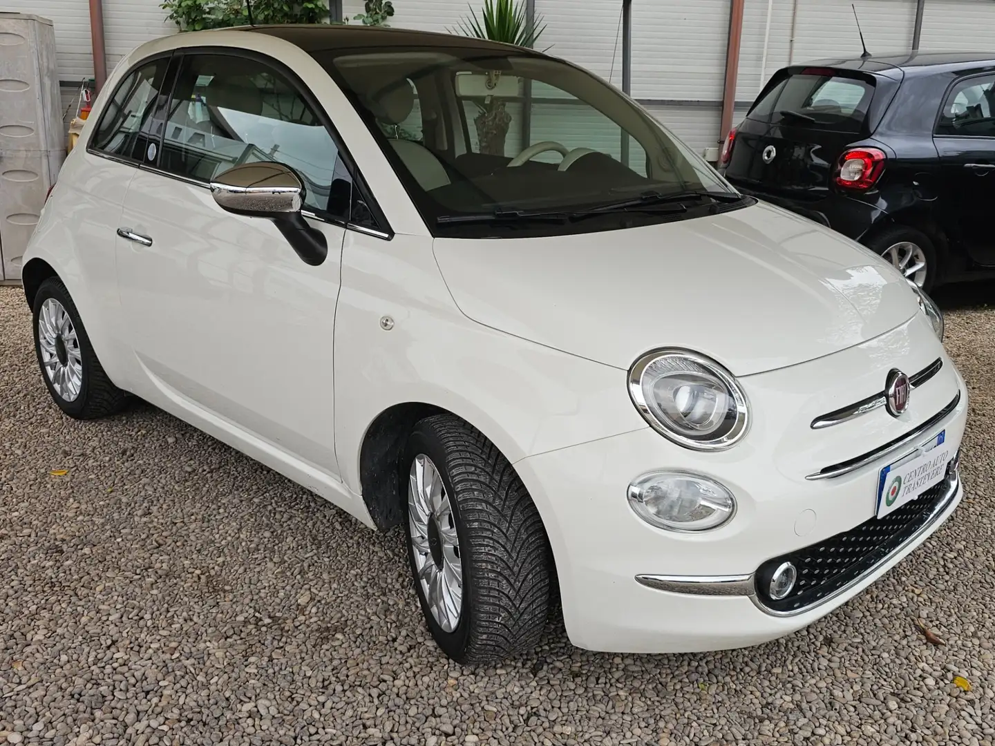 Fiat 500 1.2 Mirror Lounge Blanc - 1