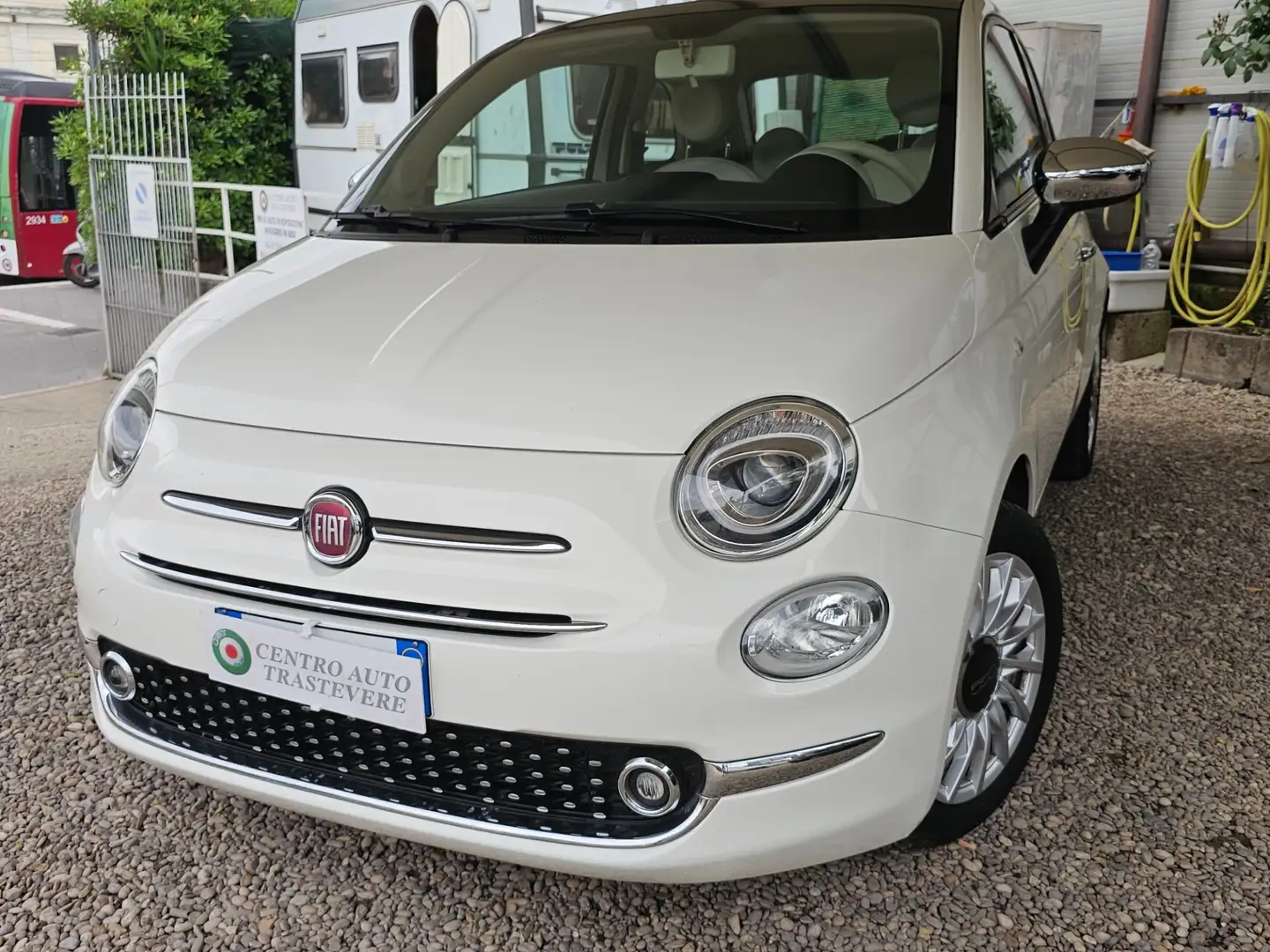 Fiat 500 1.2 Mirror Lounge Blanc - 2