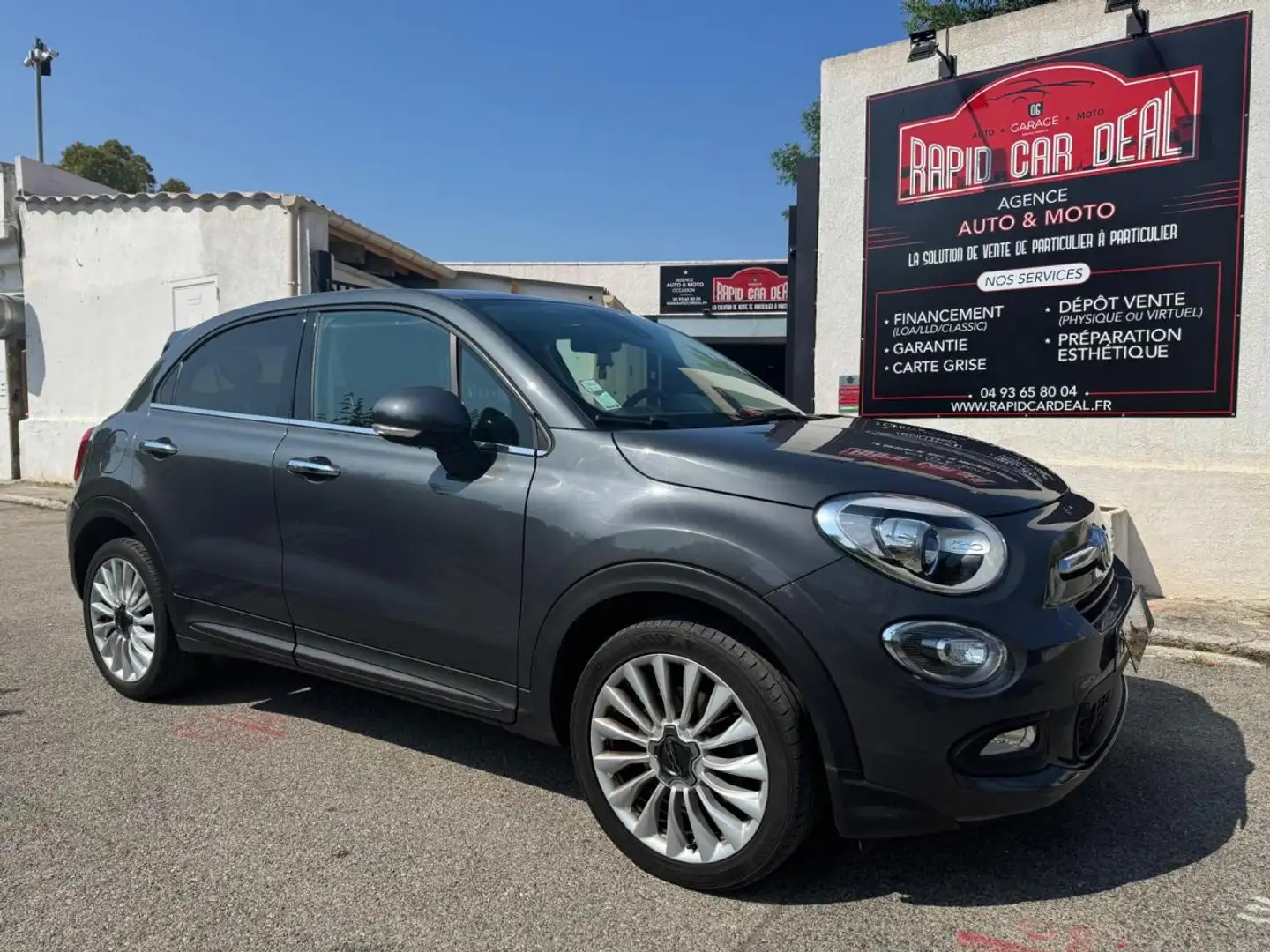 Fiat 500 Fiat 500X 1.3 Multijet 16V - 95 S\u0026S X BERLINE Gris - 1